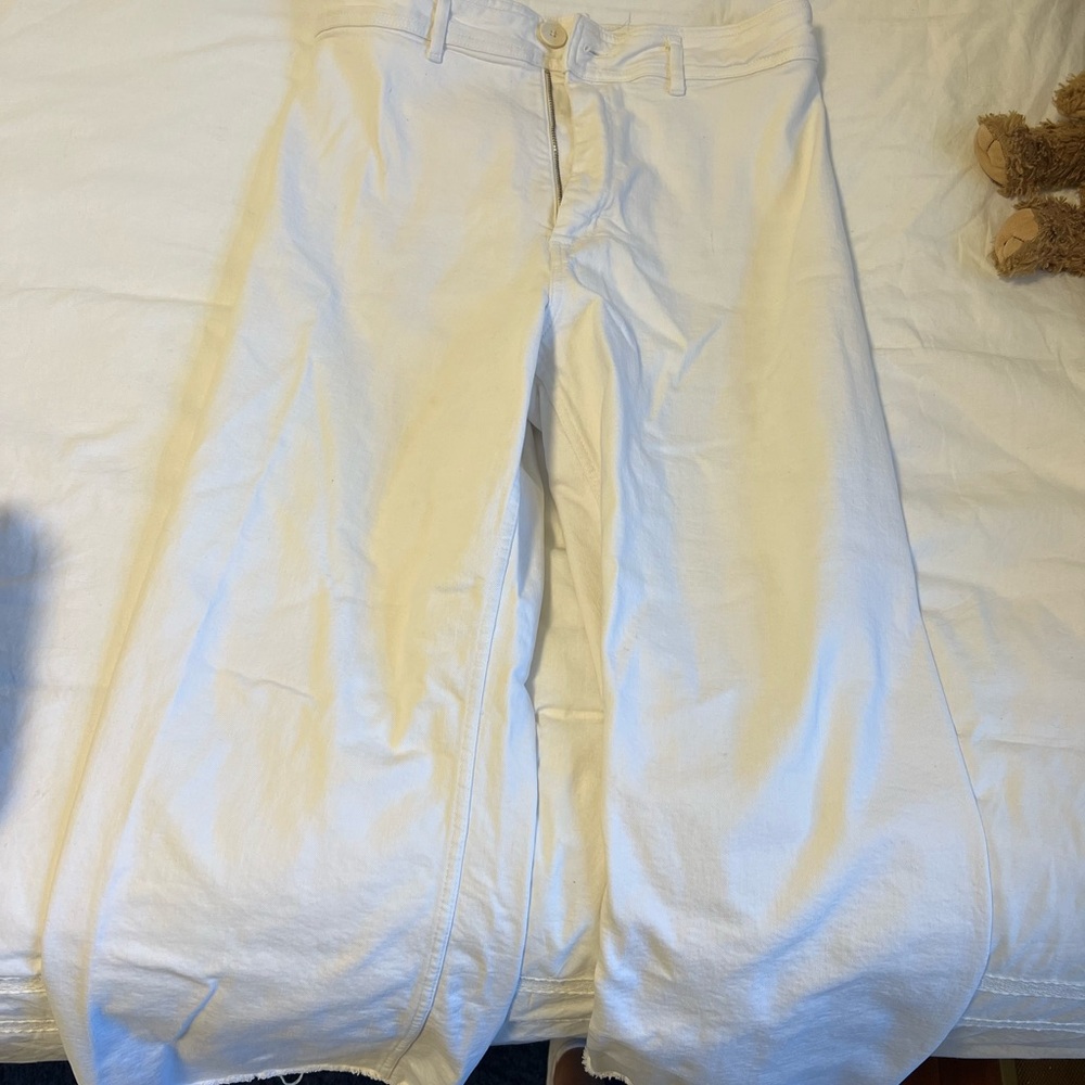 Zara high waisted marine straight jean